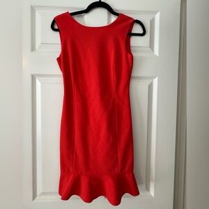 Zara TRAFALUC Vibrant Red Mini Dress
